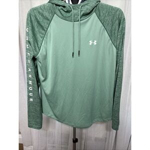 Under‎ Amour HeatGear Loose Lightweight Hoodie XL Green EUC